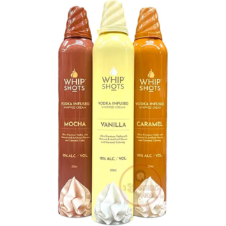 Whip shots vodka infused whipped cream new peoduct